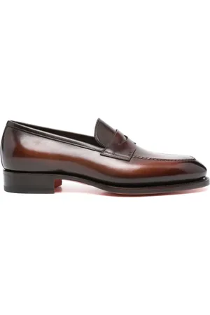 santoni Herren, Schuhe, Braun, 42 1/2 EUGröße:
