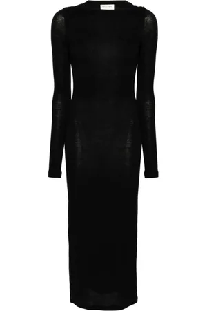 Saint Laurent Damen, Kleider, Schwarzk, SGröße: