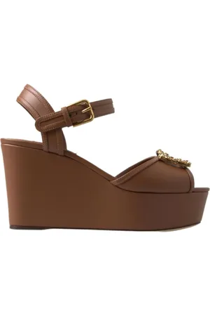 Dolce & Gabbana Damen, Schuhe, Braun, 35 1/2 EUGröße: