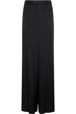 Saint Laurent Damen, Hosen, Schwarzk, MGröße: