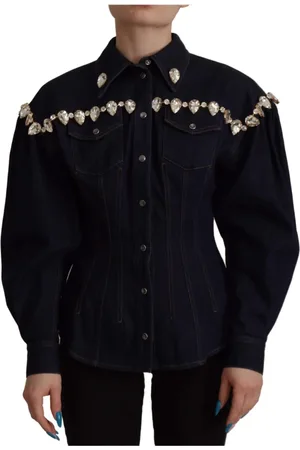 Dolce & Gabbana Damen, Jacken, Blau, LGröße: