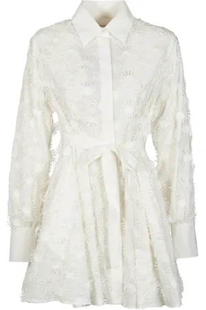 Msgm Damen, Kleider, Weiß, 2XSGröße: