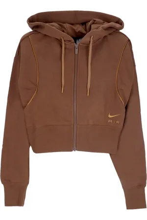 Nike Damen, Sweatshirts & Hoodies, Braun, LGröße: