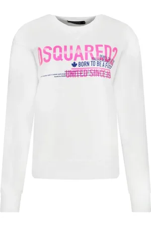 Dsquared2 Damen, Sweatshirts & Hoodies, Weiß, SGröße: