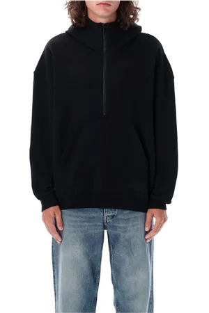 Saint Laurent Herren, Sweatshirts & Hoodies, Schwarzk, LGröße: