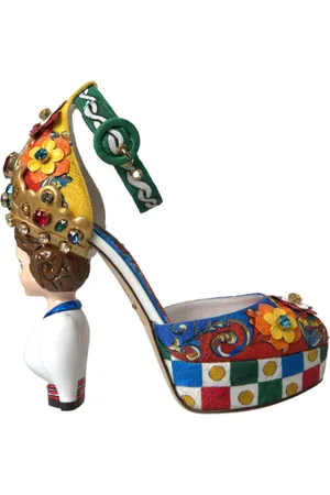 Dolce & Gabbana Damen, Schuhe, Mehrfarbig, 36 1/2 EUGröße: