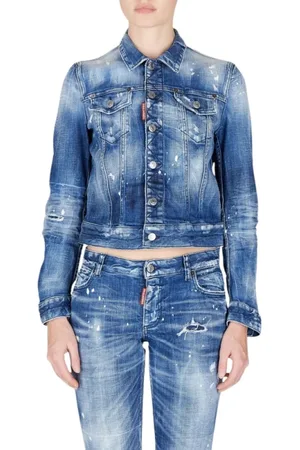 Dsquared2 Damen, Jacken, Blau, SGröße: