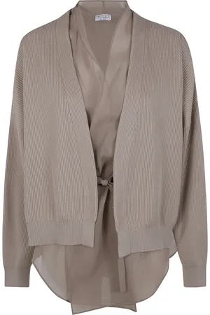 Brunello Cucinelli Damen, Strickwaren, Braun, XLGröße: