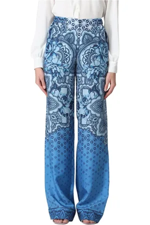 Alberta Ferretti Damen, Hosen, Blau, XSGröße:
