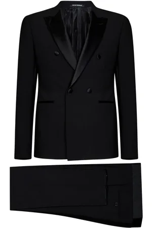 Emporio Armani Herren, Anzüge, Schwarzk, LGröße: