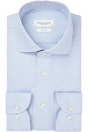 Profuomo Herren, Shirts, Blau, 2XLGröße: