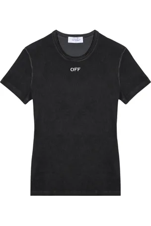 OFF-WHITE Damen, Oberteile, Schwarzk, SGröße: