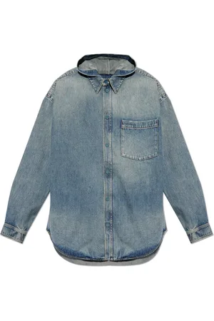 Balenciaga Herren, Shirts, Blau, XLGröße: