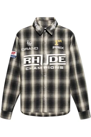 Rhude Herren, Shirts, Grau, MGröße: