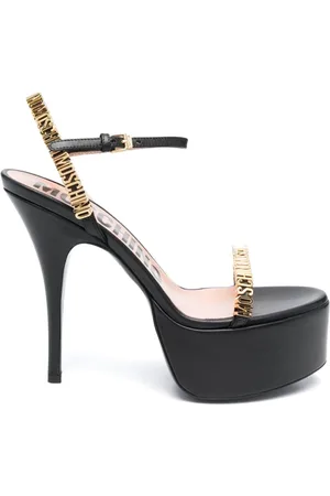 Moschino Damen, Schuhe, Schwarzk, 37 1/2 EUGröße: