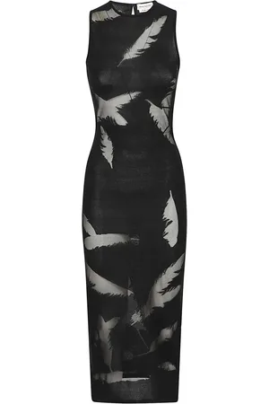 Alexander McQueen Damen, Kleider, Schwarzk, LGröße: