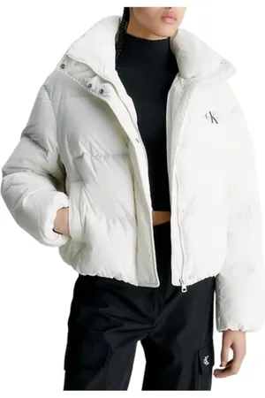Calvin Klein Damen, Jacken, Weiß, LGröße: