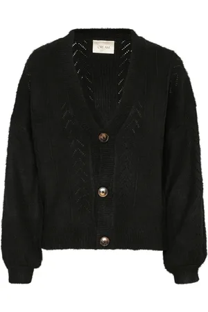 Cream Damen, Strickwaren, Schwarzk, S/MGröße: