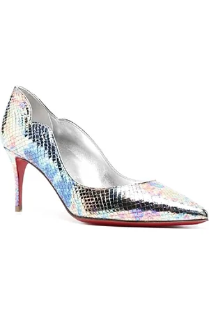 Christian Louboutin Damen, Schuhe, Grau, 39 EUGröße: