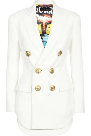 Dsquared2 Damen, Jacken, Weiß, 3XSGröße:
