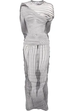 Jean Paul Gaultier Damen, Kleider, Weiß, MGröße: