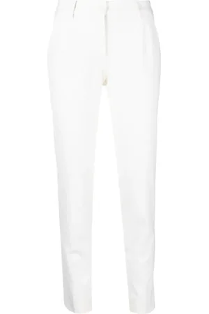 Dolce & Gabbana Damen, Hosen, Weiß, MGröße: