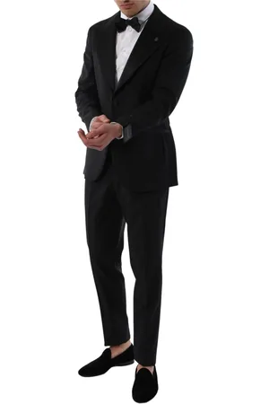 GABRIELE PASINI Herren, Anzüge, Schwarzk, MGröße: