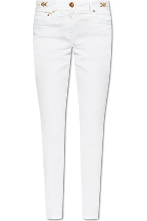 VERSACE Damen, Jeans, Weiß, W25Größe: