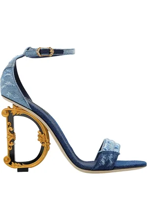Dolce & Gabbana Damen, Schuhe, Blau, 35 EUGröße: