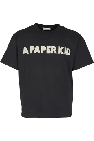 A PAPER KID Herren, Oberteile, Schwarzk, LGröße: