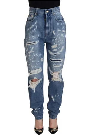 Dolce & Gabbana Damen, Jeans, Blau, 3XSGröße: