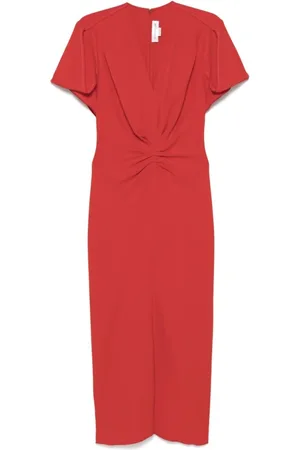 Victoria Beckham Damen, Kleider, Rot, MGröße: