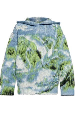 The Attico Damen, Sweatshirts & Hoodies, Blau, 2XSGröße: