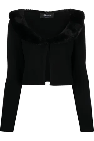 BLUMARINE Damen, Strickwaren, Schwarzk, SGröße: