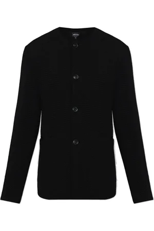 Giorgio Armani Herren, Strickwaren, Schwarzk, LGröße: