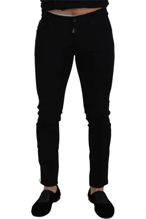Dolce & Gabbana Herren, Jeans, Schwarzk, MGröße: