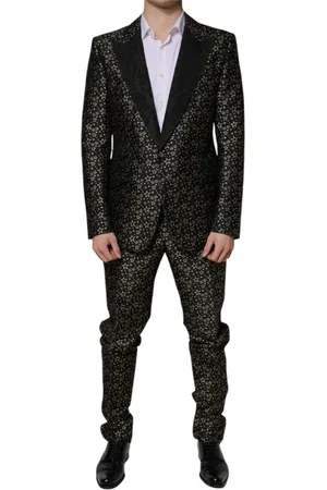 Dolce & Gabbana Herren, Anzüge, Schwarzk, SGröße: