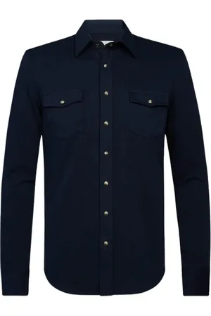 Profuomo Herren, Shirts, Blau, MGröße: