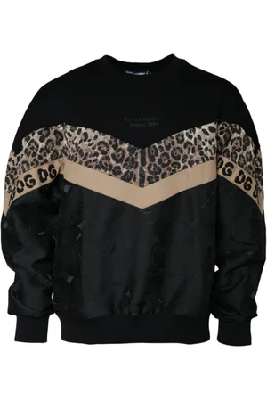 Dolce & Gabbana Herren, Sweatshirts & Hoodies, Schwarzk, 2XLGröße: