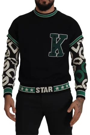 Dolce & Gabbana Herren, Sweatshirts & Hoodies, Schwarzk, XSGröße: