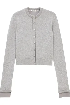 Saint Laurent Damen, Strickwaren, Grau, SGröße: