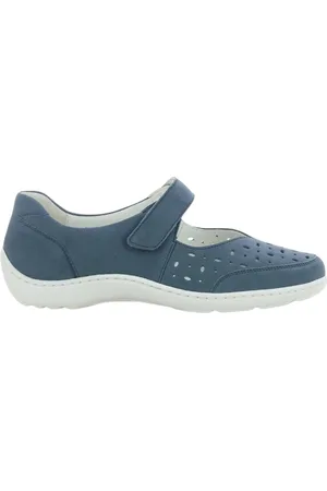 Waldläufer Damen, Schuhe, Blau, 37 1/2 EUGröße: