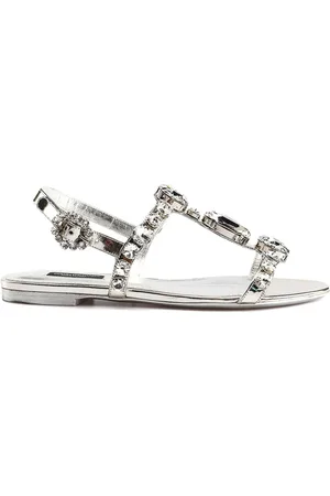 Dolce & Gabbana Damen, Schuhe, Grau, 37 EUGröße: