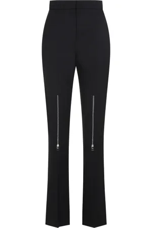 Alexander McQueen Damen, Hosen, Schwarzk, SGröße: