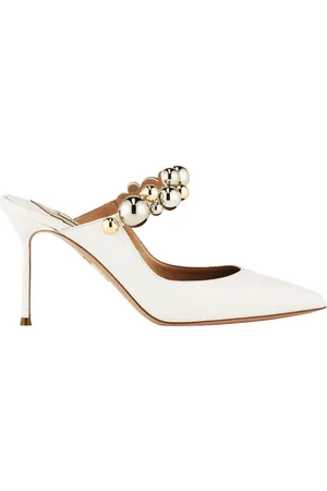 Aquazzura Damen, Schuhe, Weiß, 36 1/2 EUGröße: