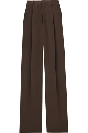 Saint Laurent Damen, Hosen, Braun, MGröße: