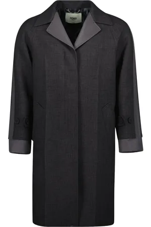 Fendi Damen, Mäntel, Grau, XSGröße: