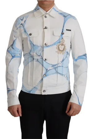 Dolce & Gabbana Herren, Jacken, Weiß, MGröße: