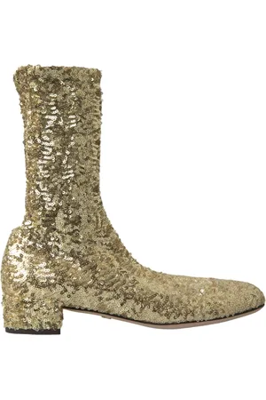 Dolce & Gabbana Damen, Schuhe, Gelb, 38 1/2 EUGröße: