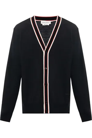Alexander McQueen Herren, Strickwaren, Schwarzk, LGröße: